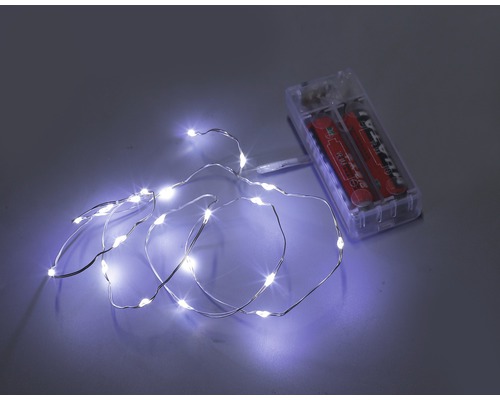 LED-draadverlichting Lafiora 0,95 m + 0,5 m aansluitdraad 20 LED's lichtkleur koel wit