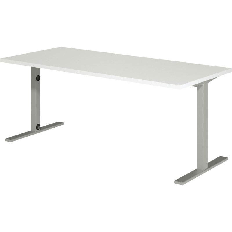 Bureau droit piètement métal Optyma