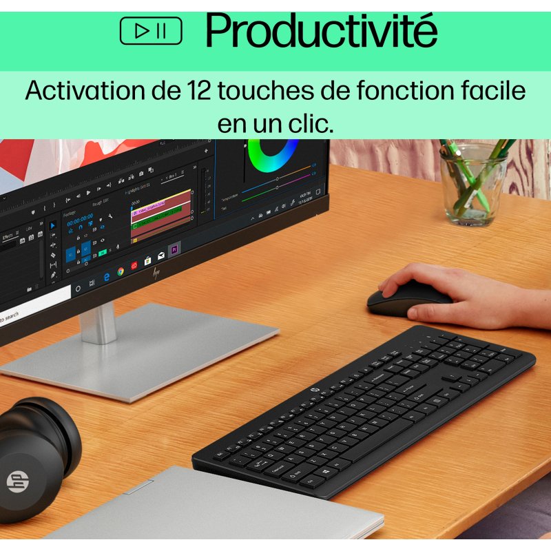 Clavier sans fil silencieux HP 230
