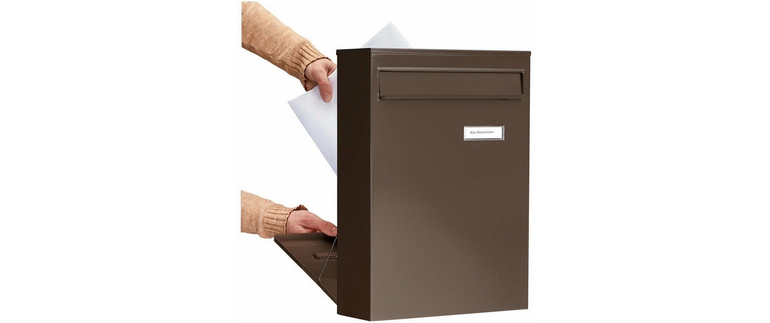 Briefkasten LEIPZIG 778 BR BraunBriefkasten