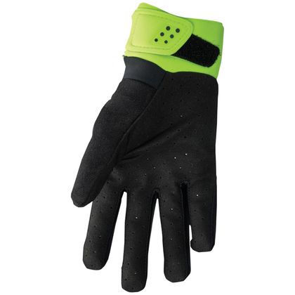Gants cross Thor SPECTRUM COLD RED WHITE 2024 - Jaune / Noir
