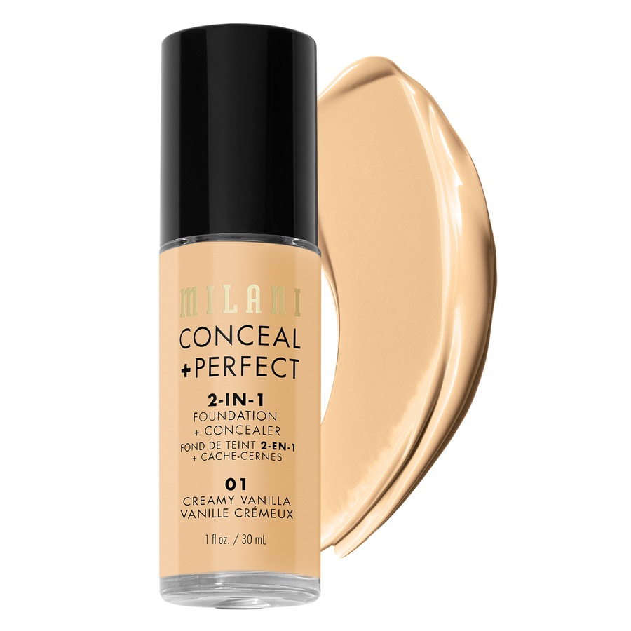 Milani Cosmetics Conceal + Perfect 2-In-1 Foundation + Concealer 01 Creamy Vanilla 30ml