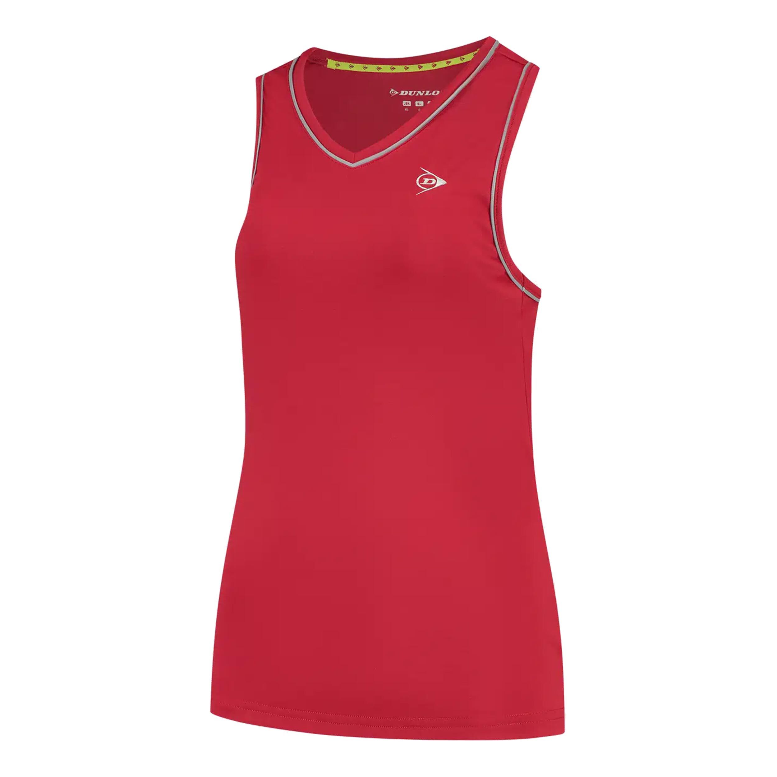 Dunlop Club Débardeur Tank Top Femmes - Rouge