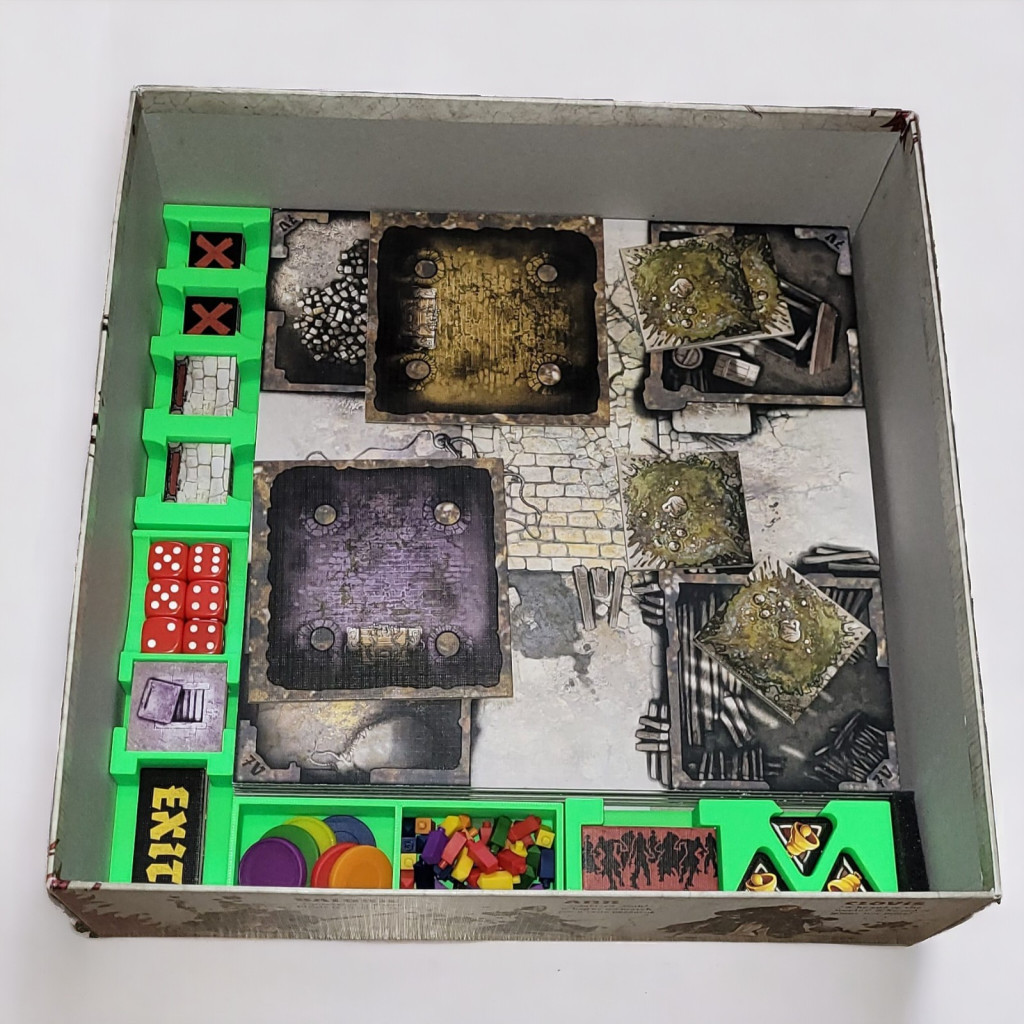Zombicide - Black Plague : Rangement insert vert compatible