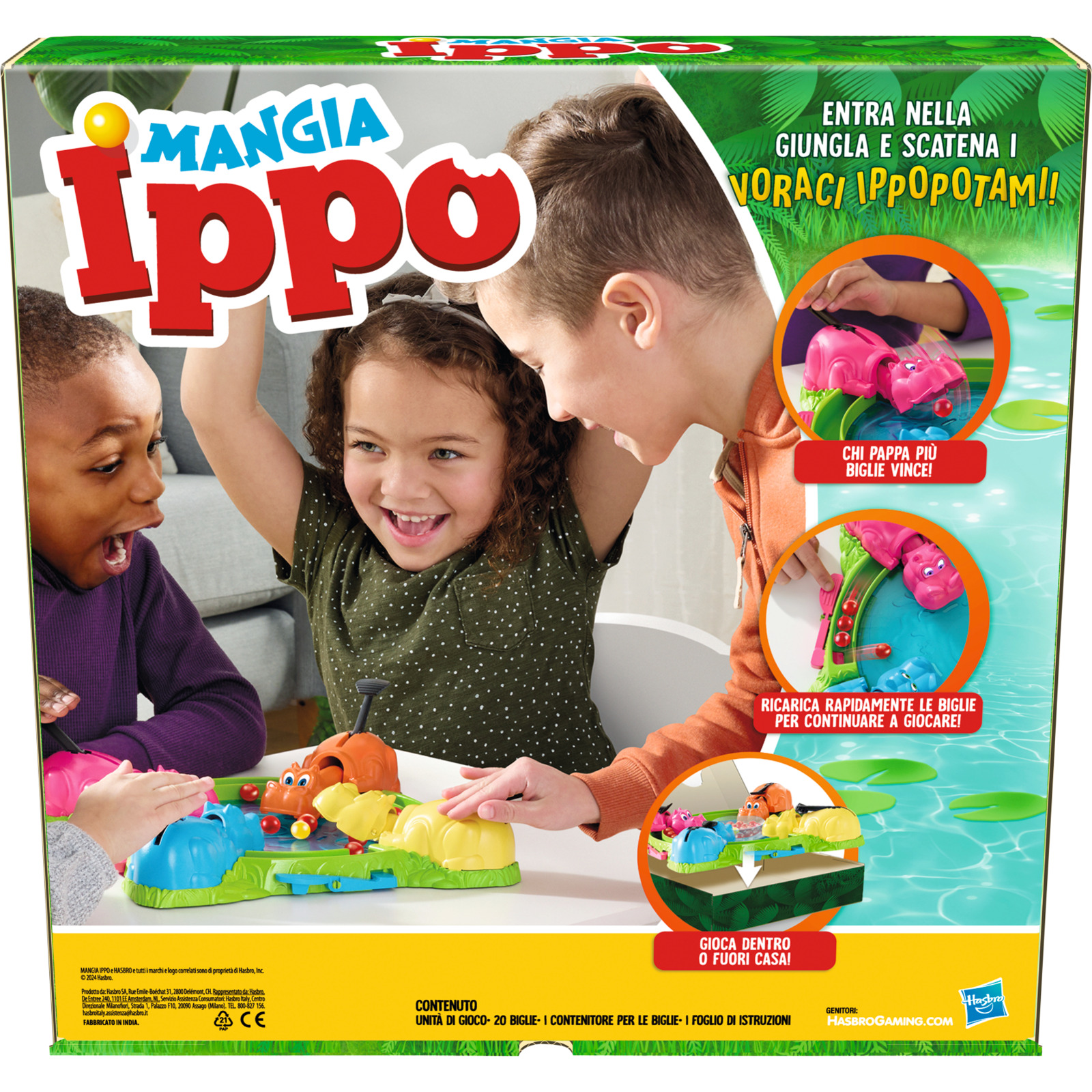 Hasbro Hippo Flip, italienisch