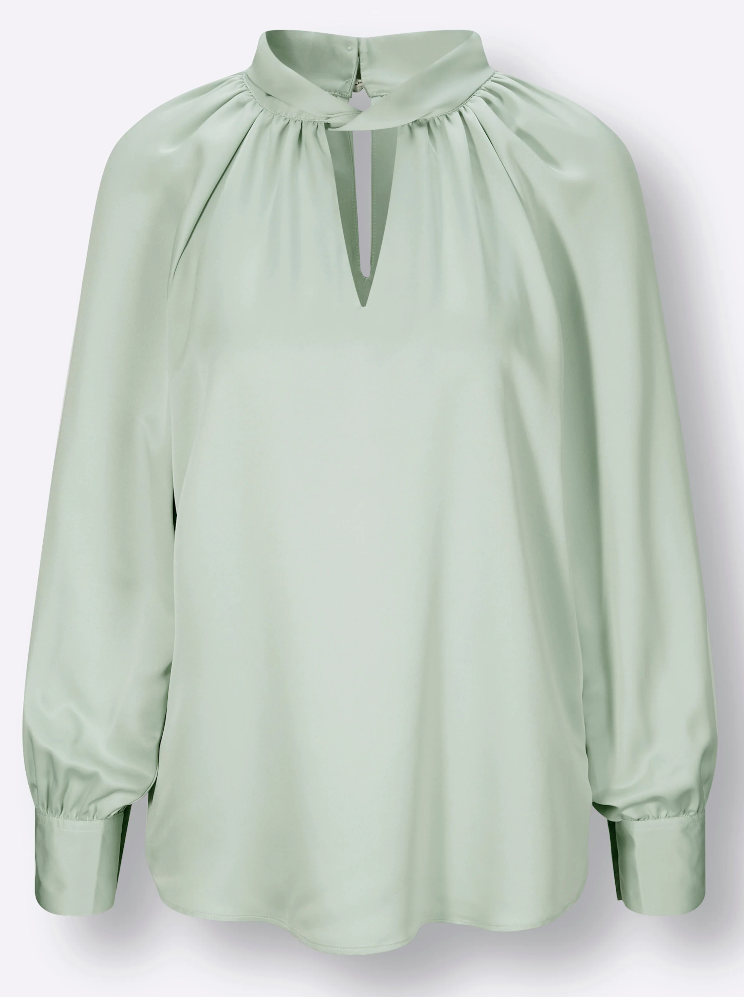Bluse in kalkmint