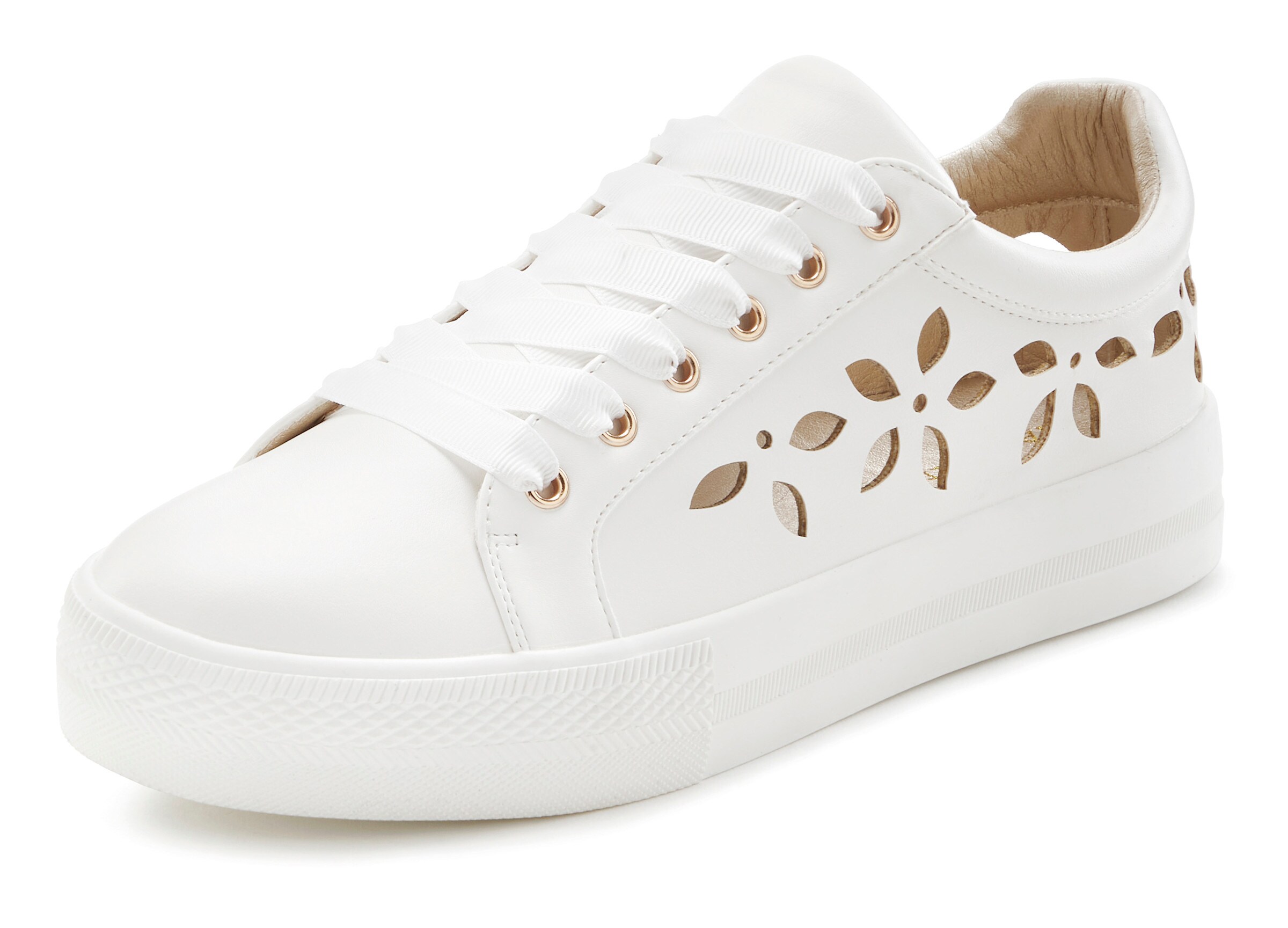 LASCANA Sneaker in weiß