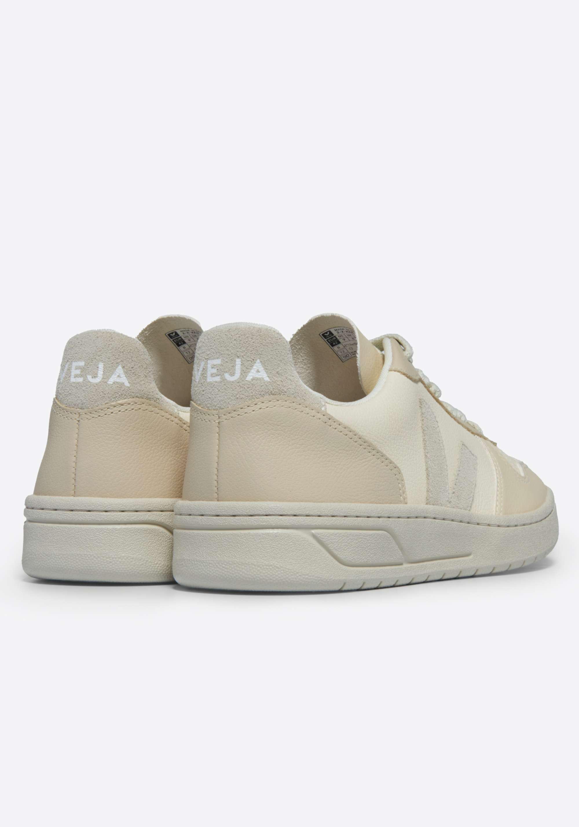 Veja Sneaker V-10 Leather Multico Cashew Pierre