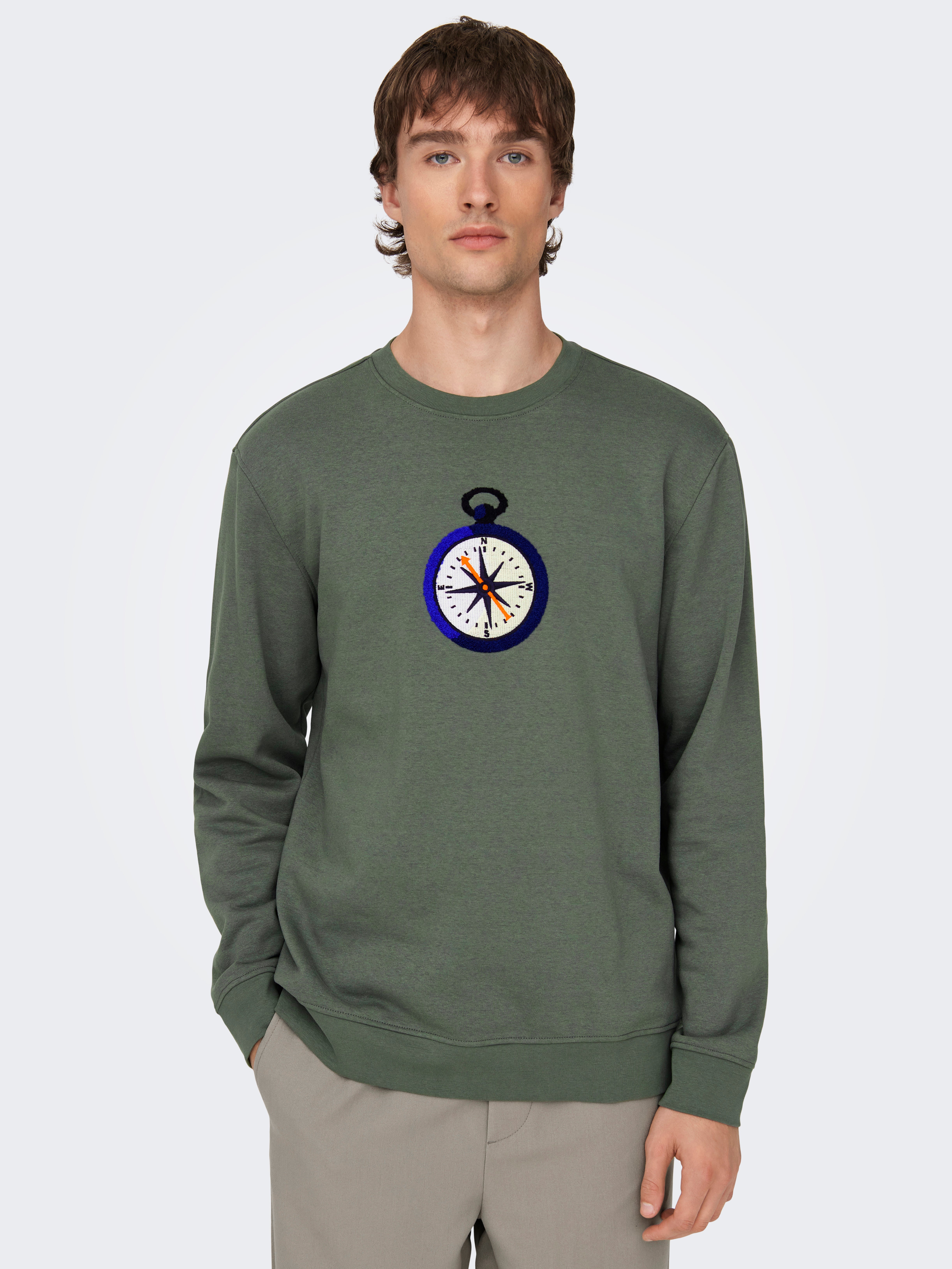 ONSOLIVER Sweatshirt Castor Gray