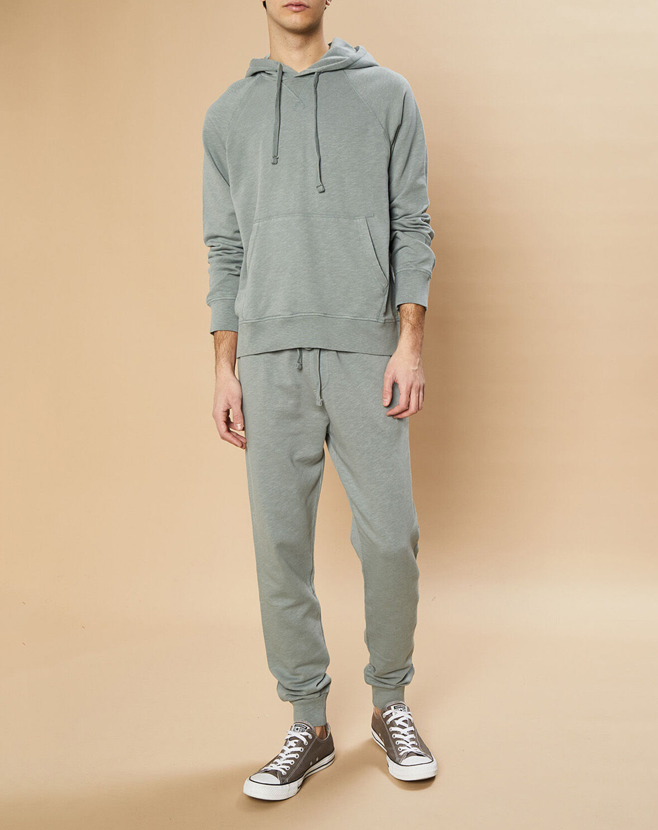 Hartford Sweat à capuche Light vert de gris