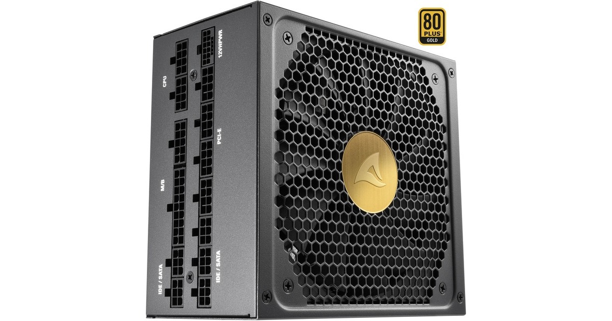 SharkoonRebel P30 Gold modulaire 1300 watt voeding   (Zwart, 1x 12VHPWR, 8x PCIe)