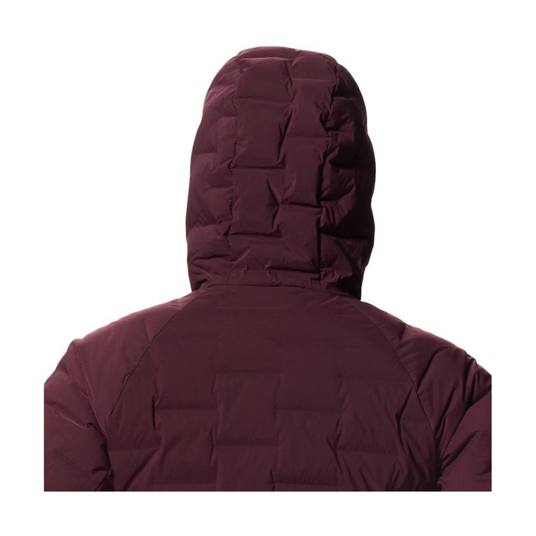 Mountain Hardwear Stretchdown Hoody Jacket Women Cocoa Red