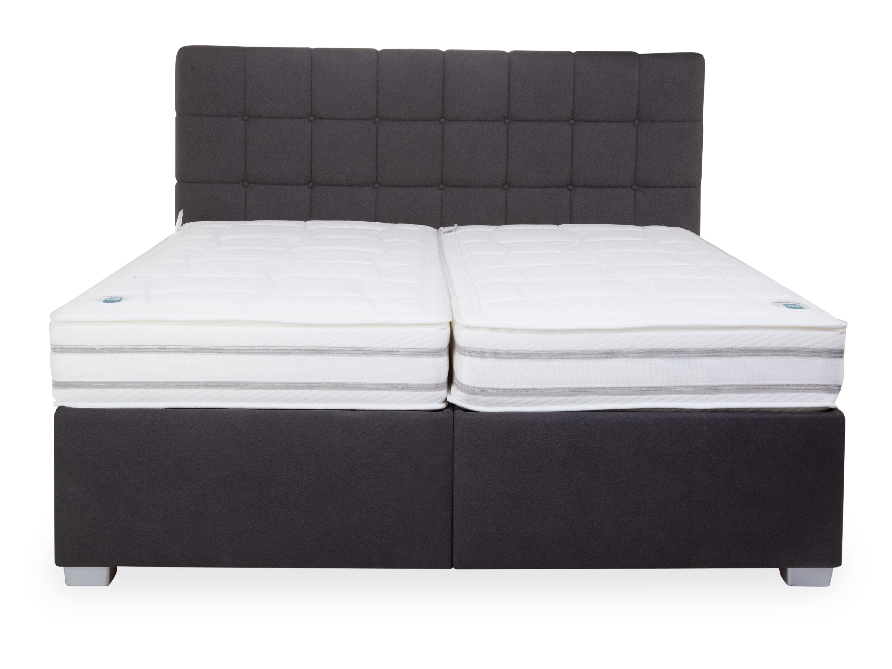 Boxspringbett Elastoform OMBRA 160X200 H2\/H2 anthrazit