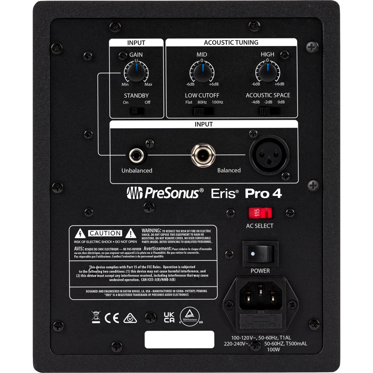 Presonus Eris Pro 4 actieve studiomonitor (per stuk)