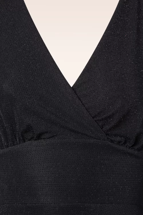 Vintage Chic for Topvintage Sofia swing jurk in zwart