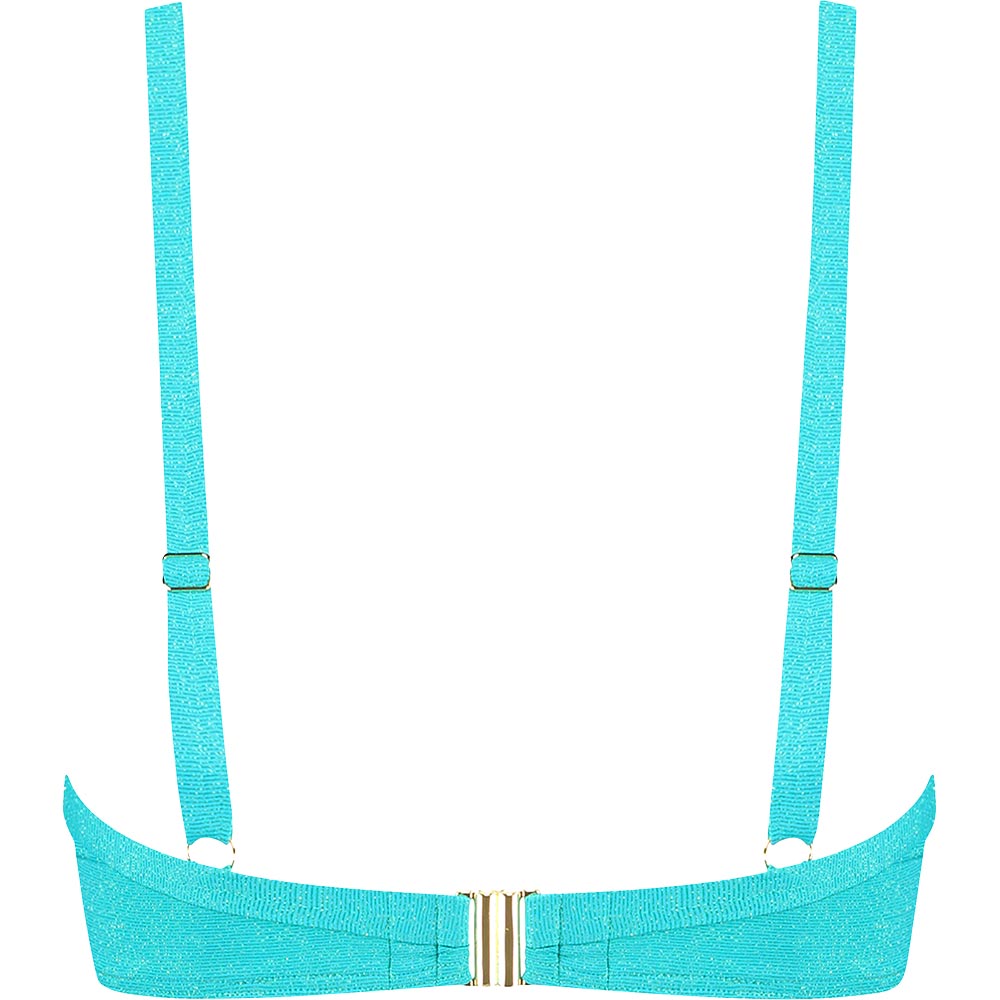Cyell Sea Sparkle Bikini Top Damen türkis