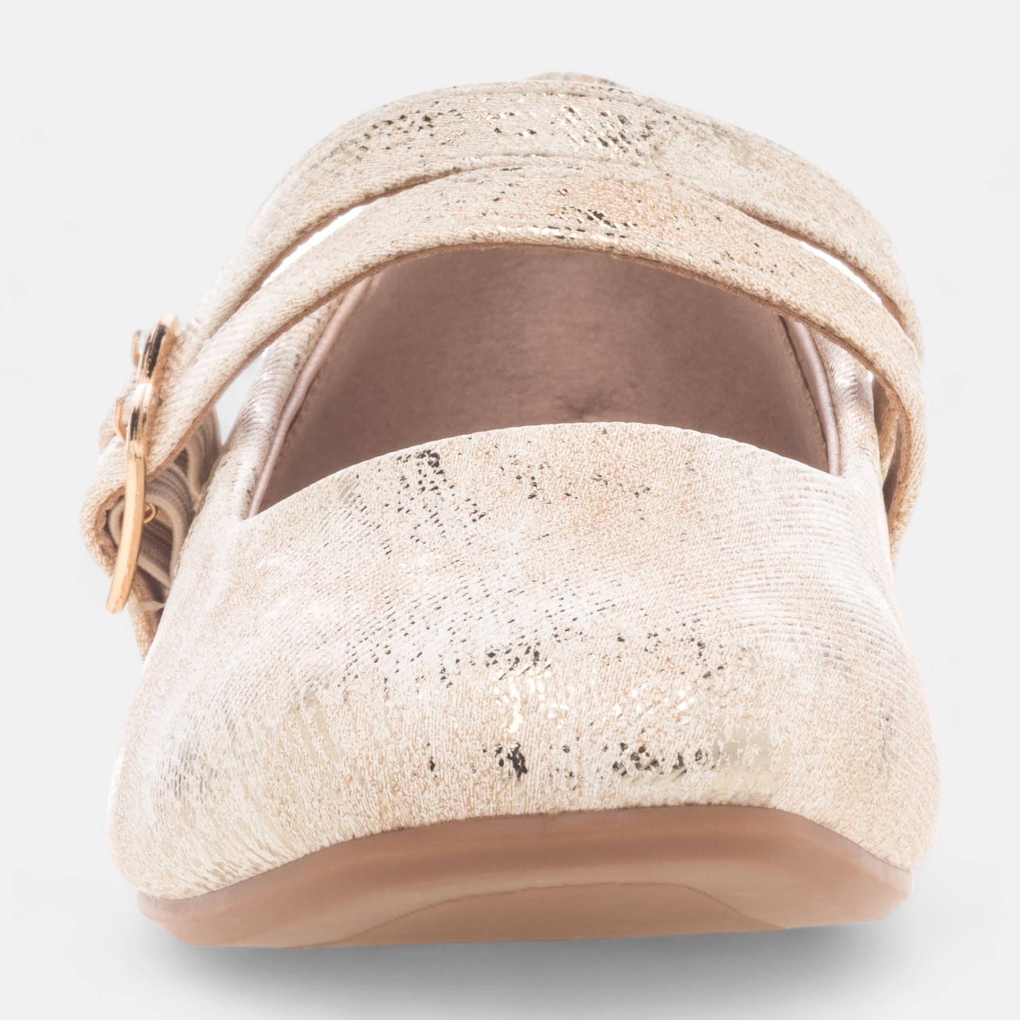 Ballerines Fille or