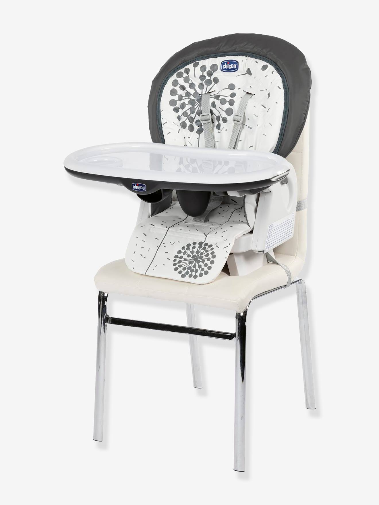 Cadeira alta evolutiva CHICCO Polly Progres5 cinza