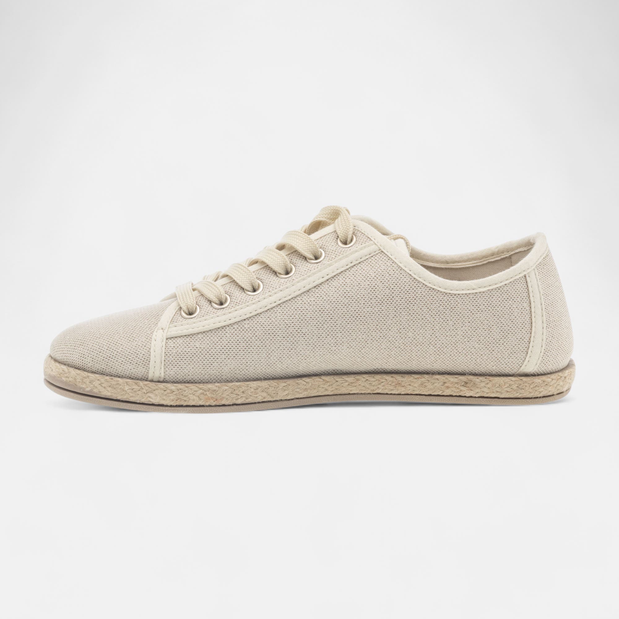 Baskets en toile Femme or