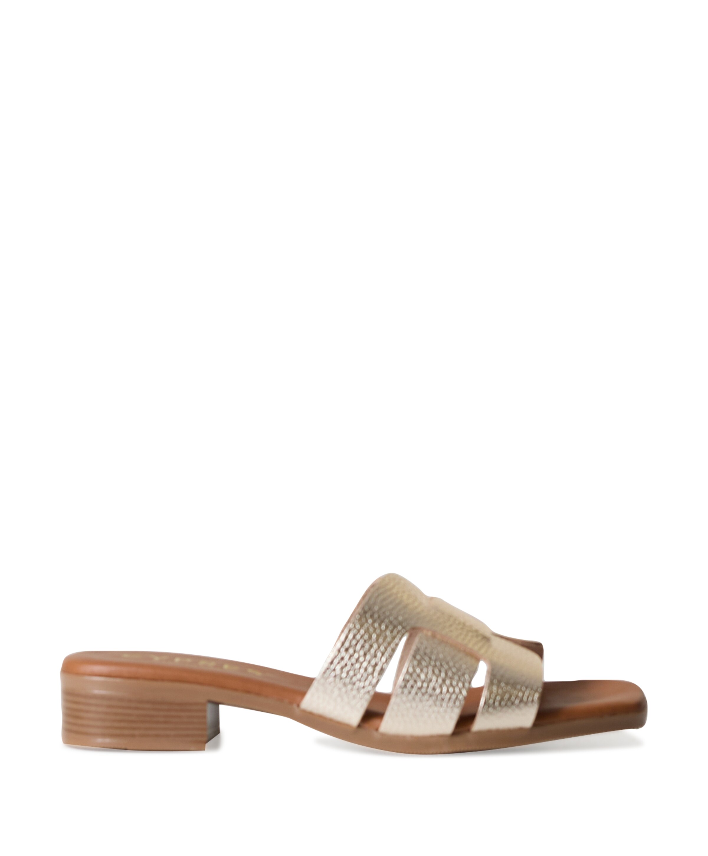 Cypres Wohmy dames slippers goud