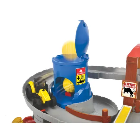 Dickie Toys Bauernhof Spielset und Parkhaus – mit Licht und Sound