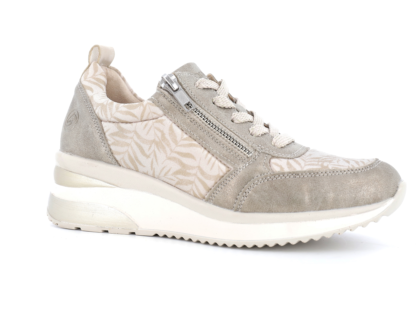 Remonte-D2401 Matières combinées Beige Or
