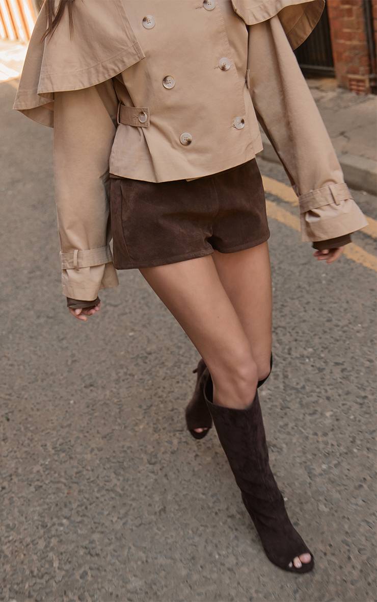 Chocolat Short Micro En Synthétique