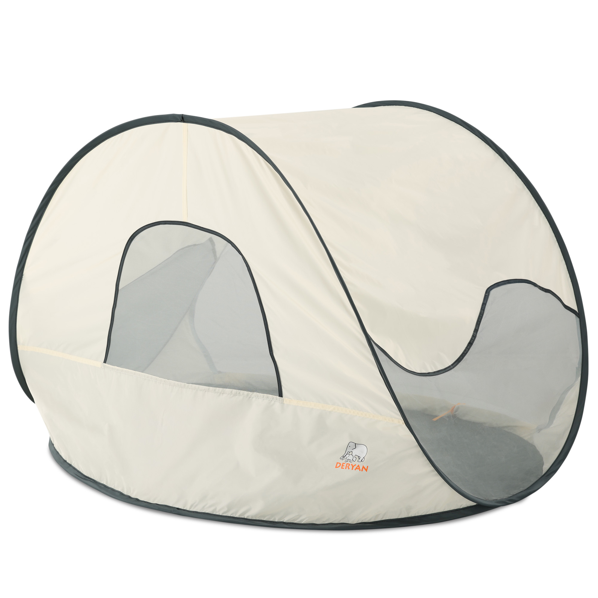 Deryan Luxe Pop Up Crème strandtent