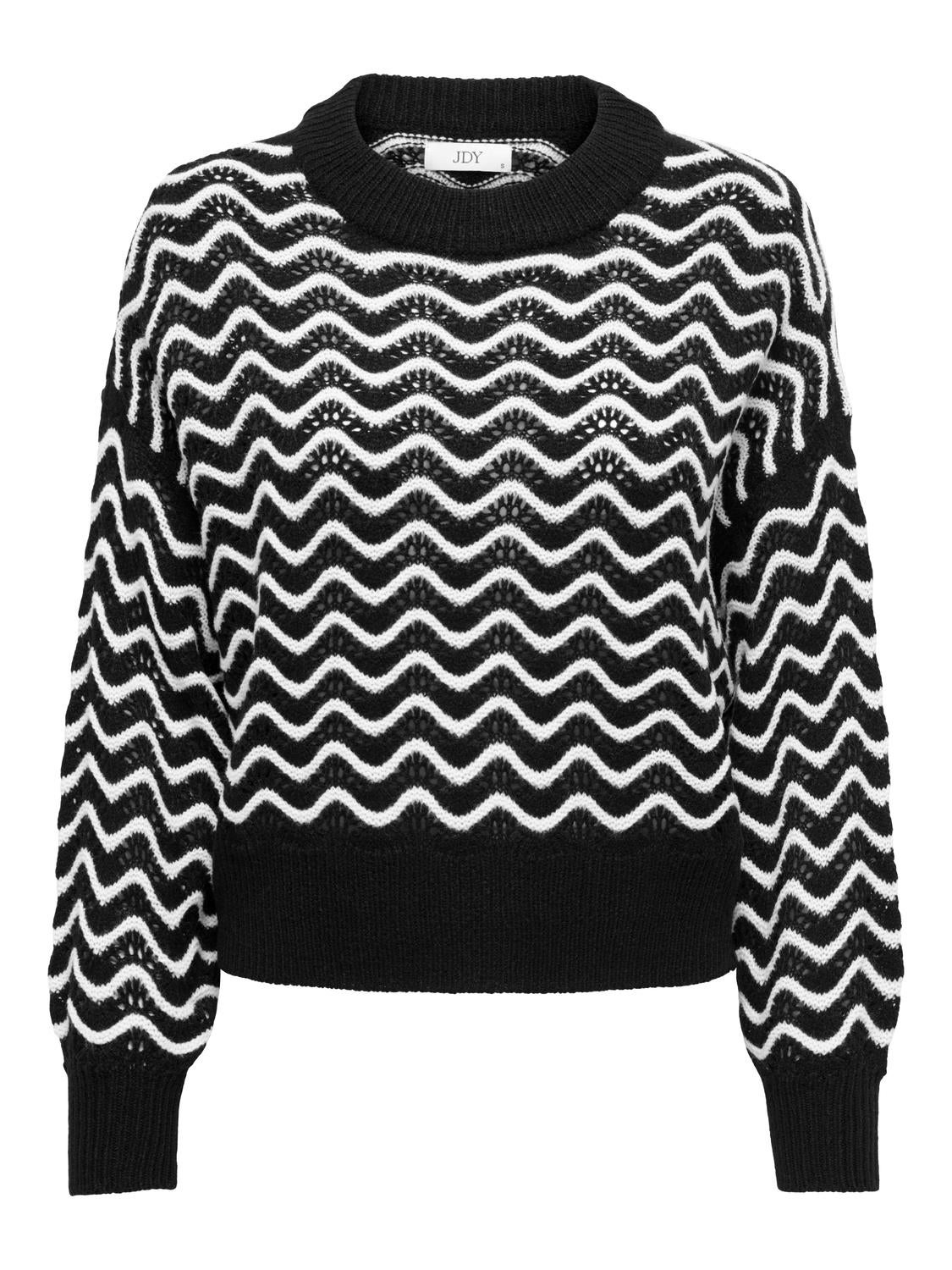 JDYRITA Strickpullover Black