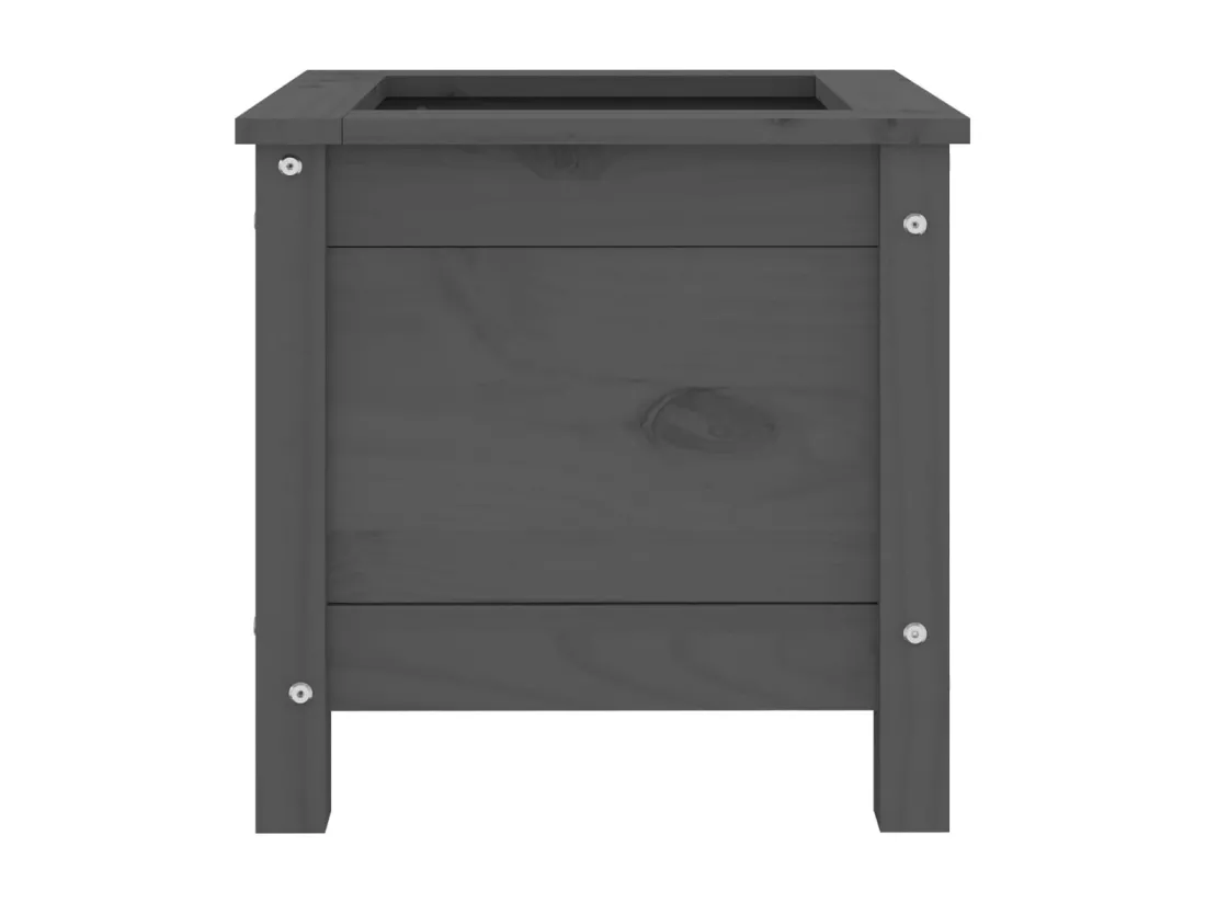Jardinière bac lit surélevé bois marron 40 x 40 x 39 cm 02_0037533