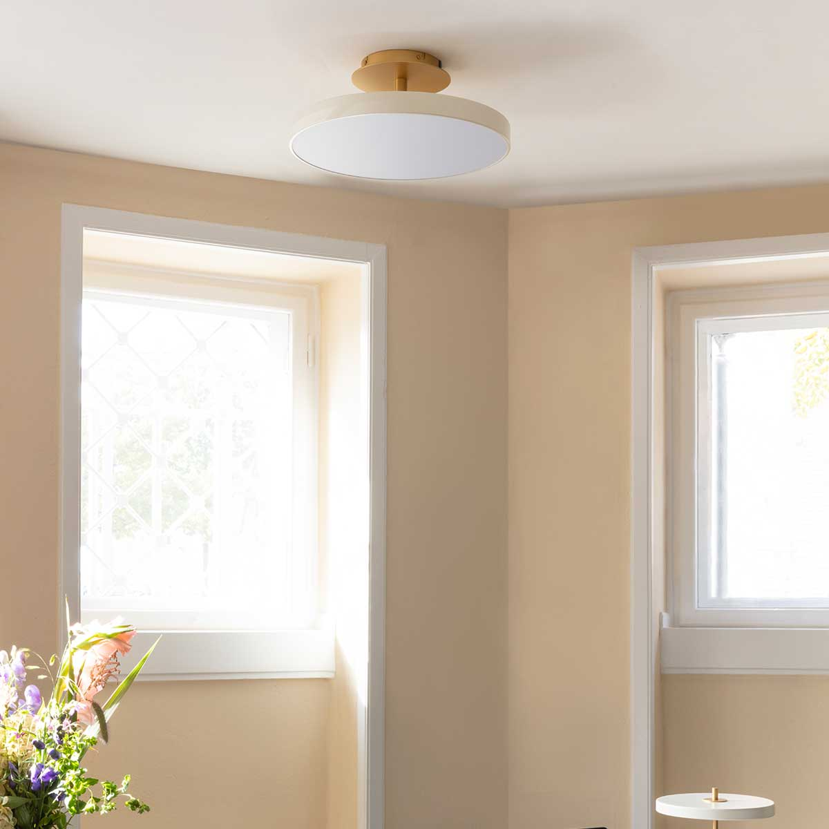 Plafondlamp Asteria Up Medium Zwart