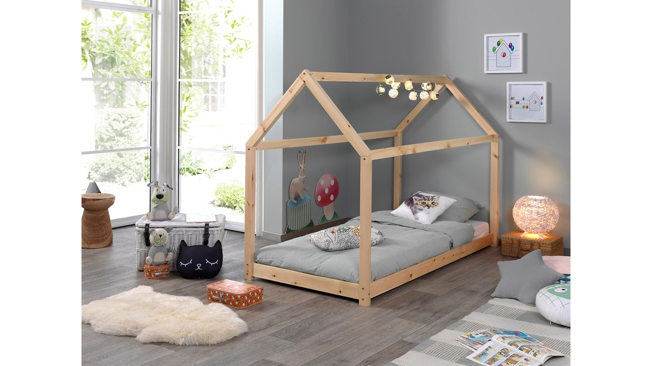 Bed Cabane naturel
