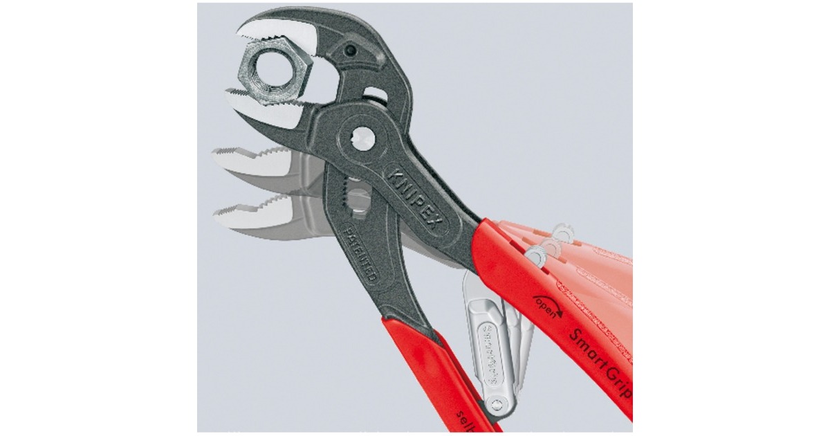 KNIPEXSmartGrip waterpomptang 8501250 zweedse- / waterpomp-tang  (Rood)