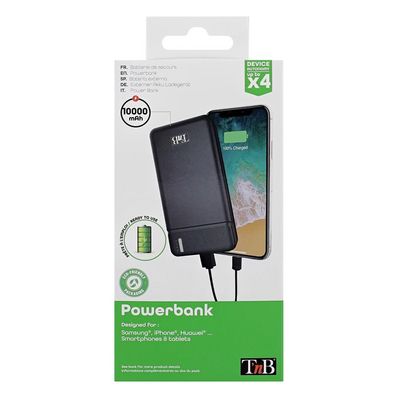 T'nB - powerbank / batterie de secours rechargeable pour smartphone - 10000 mAh