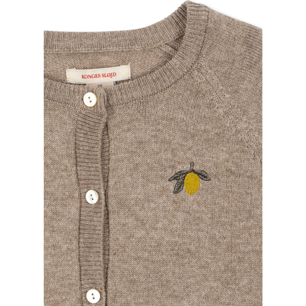 Køb Konges Sløjd Light Brown Mattou Strik Cardigan