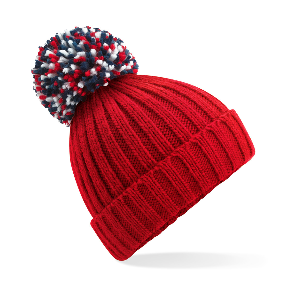 Beechfield B390 - Bonnet Douillet en Tricot avec Doublure Chaude