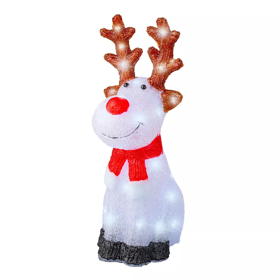 Renne lumineux 40 LED (H50 cm) Dasher Blanc froid