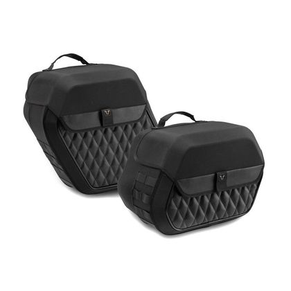 Sacoches cavalières SW-MOTECH LH LEGEND AVEC SUPPORT (25.5/19.5 Litres) - Noir