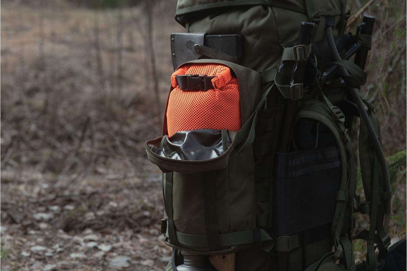 Savotta Rolltop Mesh opbergzak 10L oranje