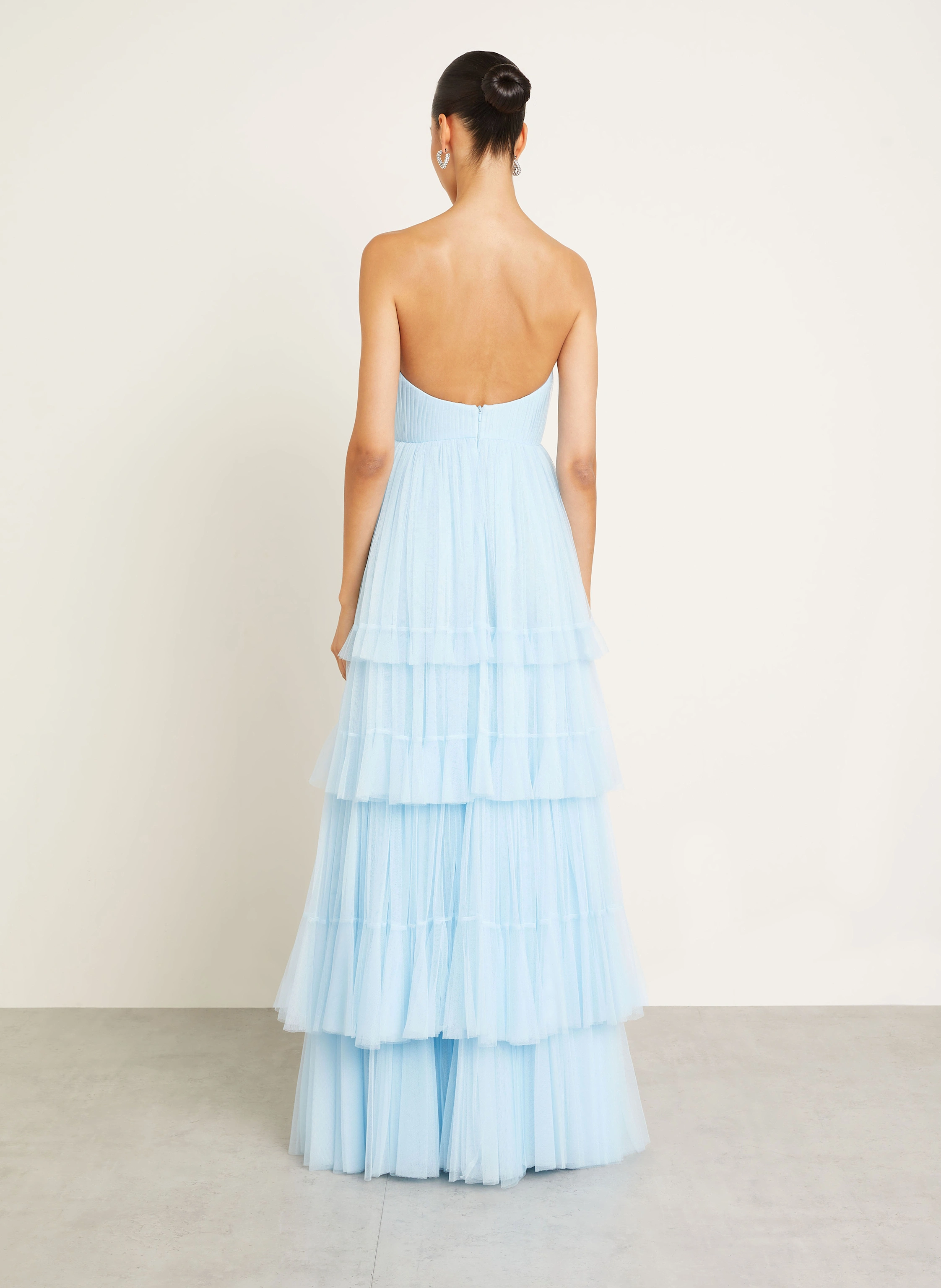 VERA WANG Bandeaukleid ANGERE mit Plissees