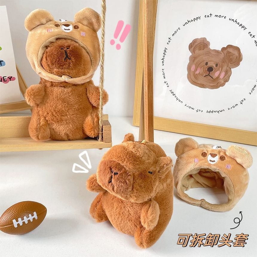 Klasse 302 - Capybara Chenille Tashanger Sleutelhanger