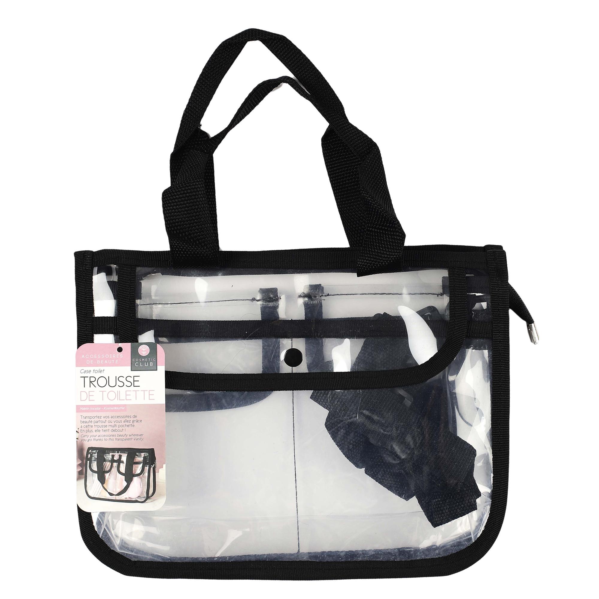 TROUSSE DE TOILETTE TRANSPARENTE