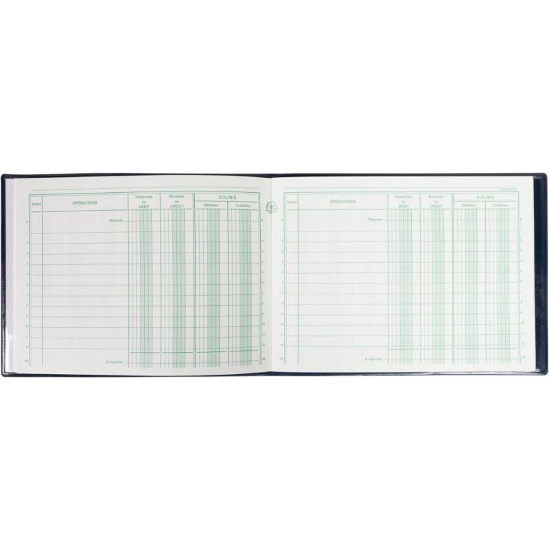 Carnet de position de compte 11x15cm 48 pages - Couleurs assorties