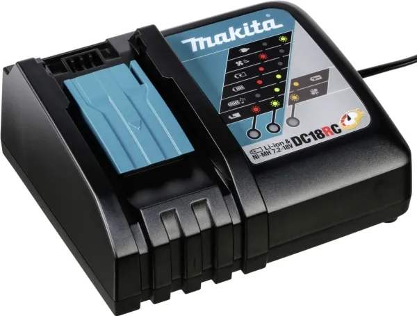 Makita DHP453RFE - Hammerbor/skruemaskine - ledningfri - 2-hastigheders - nøgleløs borepatron - 42 N·m - 2 batterier - 18 V