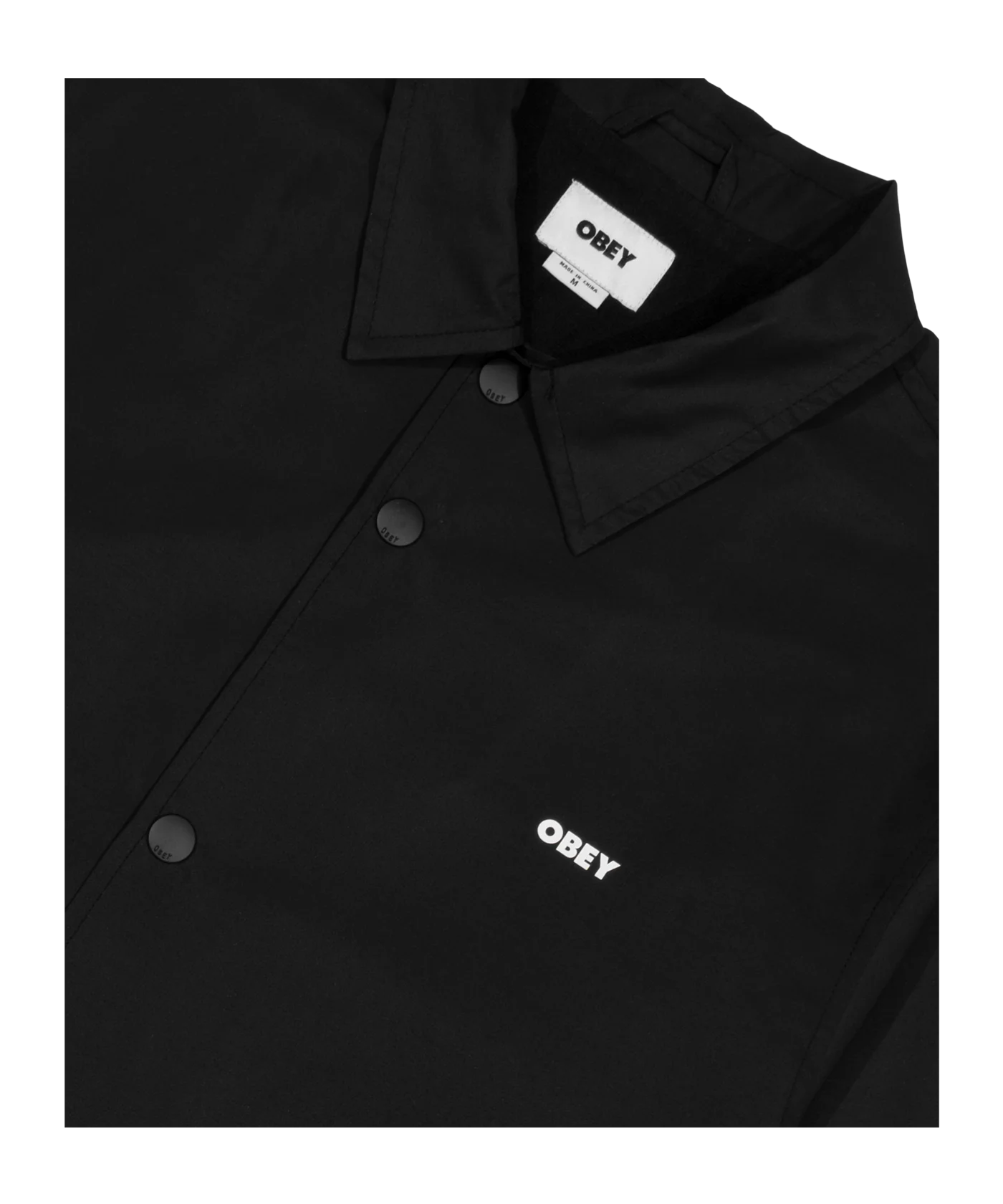 Obey Icon Coach Jacke Schwarz