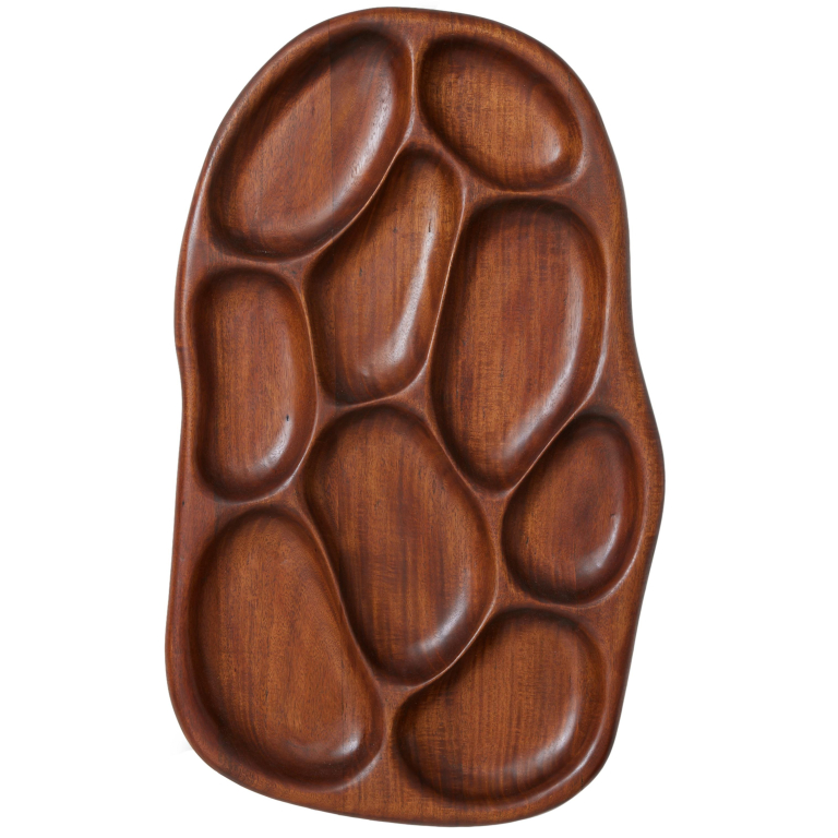 HKliving Acacia hout Apppetizer serveerschaal L 37x60