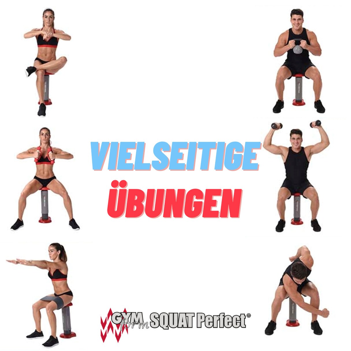 Gymform® Kniebeugen Trainer für die Beinmuskulatur Squat Perfect