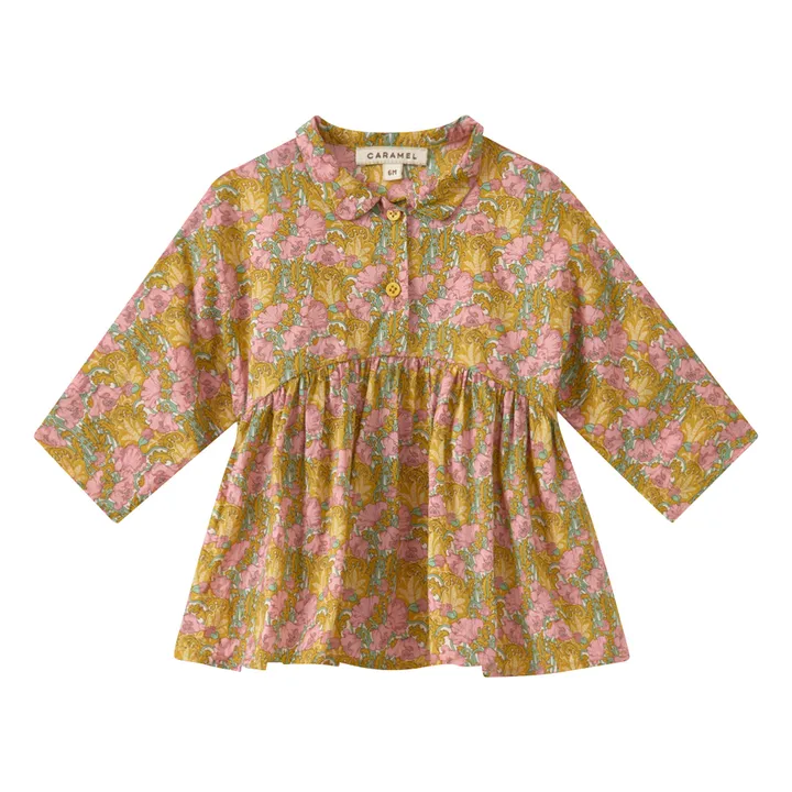 Caramel Blouse Leona Bébé à Fleurs | Jaune