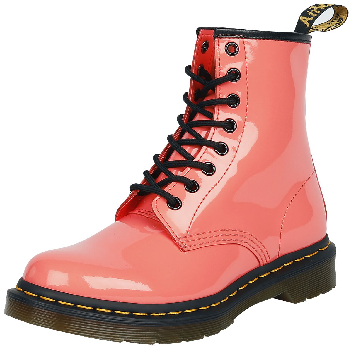 1460 W - Coral patent lamper | Dr. Martens Bottes lacées