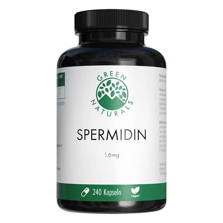 Green Naturals Spermidin 1,6 mg vegan Kapseln, 240 St
